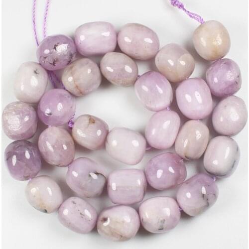Natural Irregular 10-13mm Kunzite Beads 15inch per strand , For DIY Jewelry Making, pendant,necklace