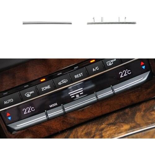 Car Interior Console Air Conditioning Buttons Decoration Trim for Mercedes Benz E Class W212 08-14 AUTO Accessories Light/Matte