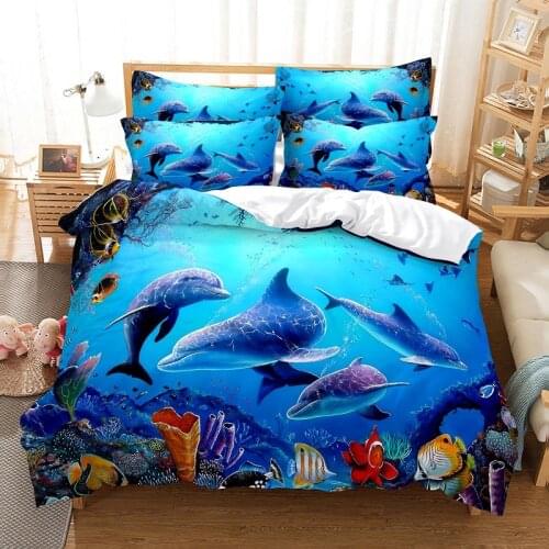 Bedding set duvet cover set 3d bedding digital printing bed linen queen size bedding set fashion design