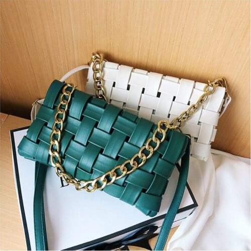Summer Fashion Popular Women 's Bags New Trendy Shoulder Underarm Bag Knitted Messenger Bag