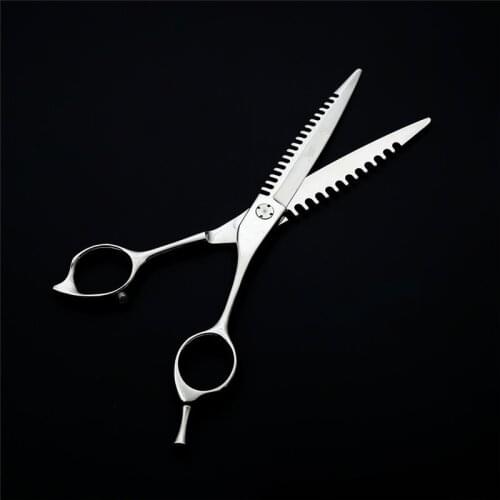 Top Brand 6 inch Professional Hair Clipper Hairdressing Scissors Double Blade Teeth Hair Scissors Barber Supplies Cutting Tools