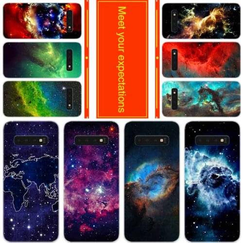 Soft Case For Samsung Galaxy S30 S20 S11 S10 S9 S8 Plus Cover S7 Edge S10e Uitra Moon Space Map