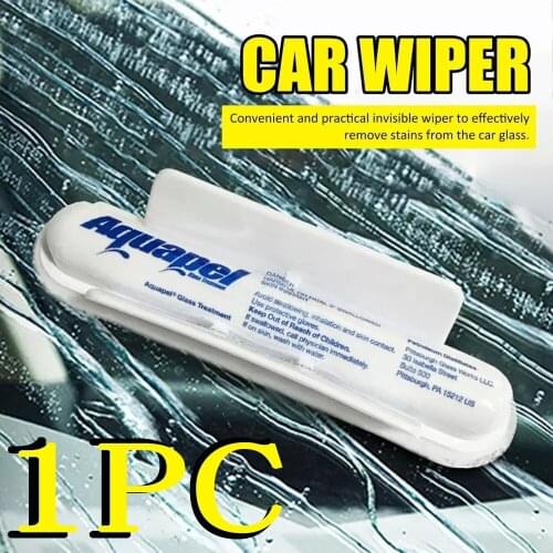1 Pc Invisible Wipers Car Wiper Anti Rain Auto Frameless Wiper Blades White Car Wiper Repairer For Car External Accessories