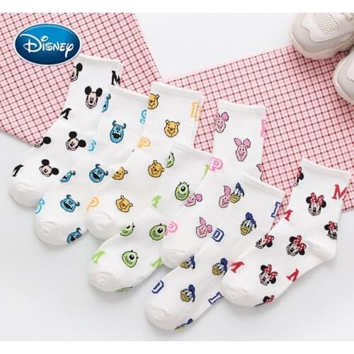 Disney Girl new socks cartoon anime Mickey Dess in the tube socks street wild casual female tide socks