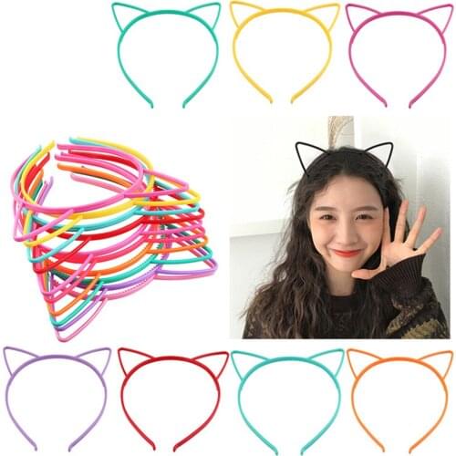 Fashion Cat Ears Headband Hair Hoop For Kids Baby Birthday Party headwear Kids Headwear hair accessories 1pcs