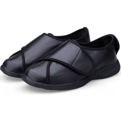 Feet fat Feet Wide Shoes Men And Women Spring And Autumn Single Shoes Edema Shoes Diabetes Foot Deformation Shoes