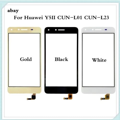 For Huawei 5A Y5II Y5 II CUN-L01 CUN-L23 CUN-L03 CUN-L33 CUN-L21 LYO-L21 Touch Screen Digitizer Sensor Outer Glass Lens Panel