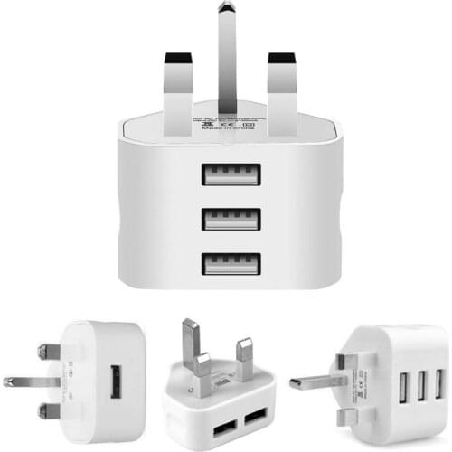 Mains Wall 3 Pin Plug Adaptor Charger EU Plug Converter With 3 Pin/2 Pin/1 Pin International Plugs Adaptors For Home Travel