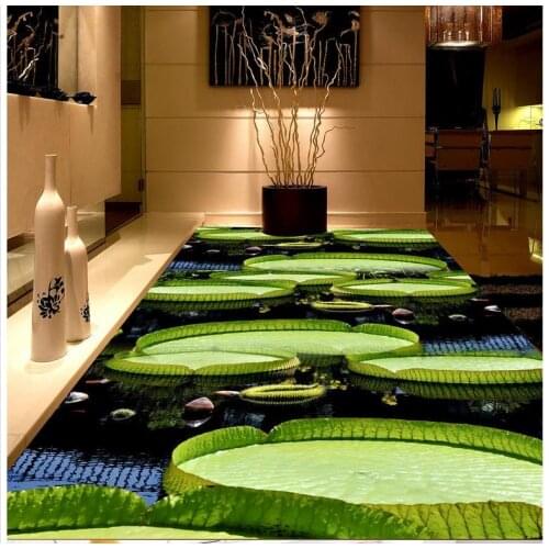 Modern Custom 3D floor mural Modern Custom 3D floor mural self-adhesive PVC Wallpaper