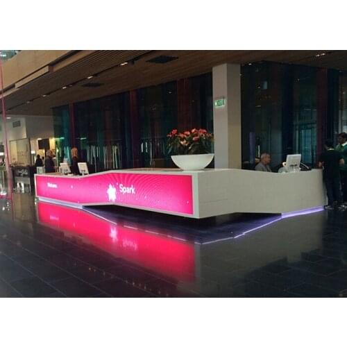 Led Display Manufacturer Reception Desks Led Sign Decoration P4.81 Videowall TV Screen