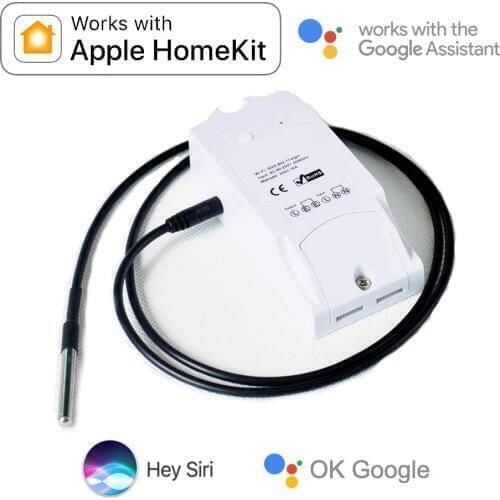 Thermostat For Apple HomeKit TH10 Temperature Smart Home WiFi Switch Siri Google Assistant Control Domotic Automation Wireless
