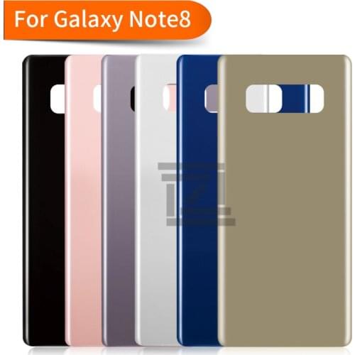 For Samsung Galaxy Note 8 N950 Battery Back Cover for Galaxy Note 8 Glass Rear Door Housing Cover Replacement Repair Parts
