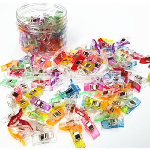 1/5/10/20pcs DIY Multicolor Plastic Clips Patchwork Job Foot Case Sewing Tools Fabric Sewing Accessories Crafts Sewing Clips