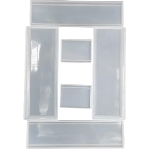 1 Set Domino Storage Box Epoxy Resin Mold DIY Crafts Casting Tools Jewelry Container Organizer Holder Silicone Mould