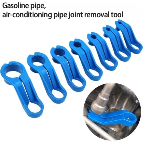 7pcs/set Automobile Fuel Line Disconnect Set Fuel Line Removal Tools Replacement Fuel Line Angled Disconnect Tool Car Tools