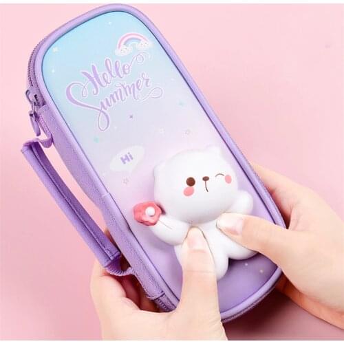 Pencil Case School Pop Up Pencil Case Pen Holder Girl School Kit School Supply Kawaii Totoro Case For Brushes Cute Pencilcase