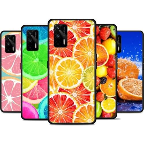 Summer Fruit Orange For Realme 8 GT Neo Flash Edition Explorer Master Q3 Pro Narzo30 C21 C20 C11 C20A C21Y Phone Case