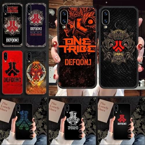 Defqon 1 Music Festival Phone case For Huawei Honor 6 7 8 9 10 10i 20 A C X Lite Pro Play black luxury Etui 3D cell cover pretty