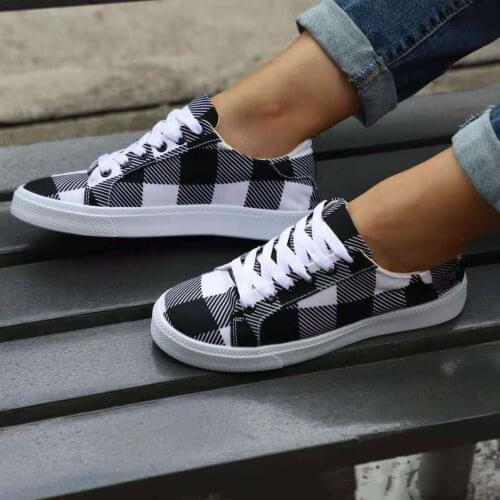 Canvas Women Casual Shoes Sneakers Leopard Femme Flats 2021 New Fashion Spring Shoes Ladies Casual Sneakers Drop Shipping