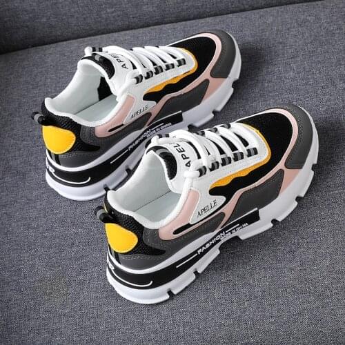 Comfort Summer New Sneakers Solid Lace up Walking Shoes Breathable Rhinestones Sports Casual Vulcanized Shoes Zapatos De Mujer