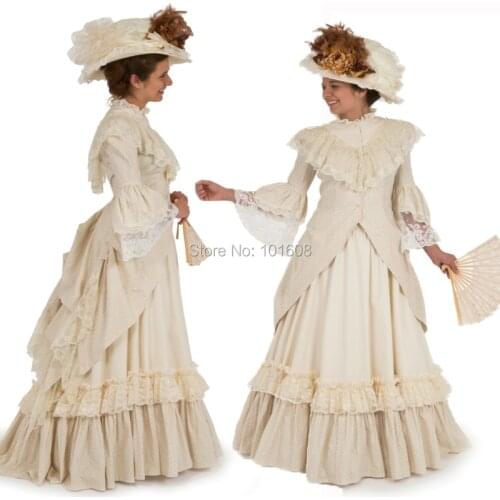 New Arriva!Elegant Retro Victorian dresses 1860s Civil War dress Cosplay Vintage Costumes Renaissance Revolutionary dress HL-155
