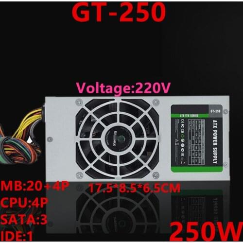 New Original PSU For GameMax HTPC TFX 250W Power Supply GT-250