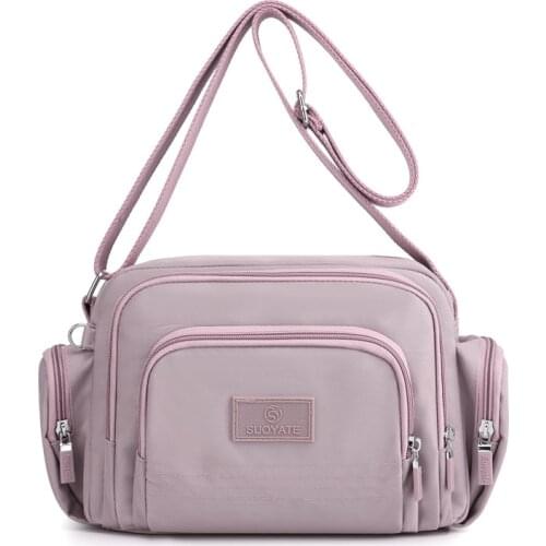 Chic Women Crossbody Bag Female Shoulder Bags Multi-Pocket Womens Handbag 2021 New Ladies Waterproof Travel Messenger Bags
