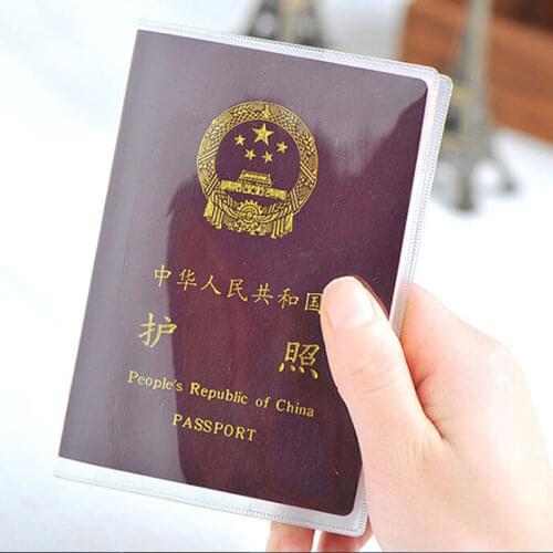 Silicone Transparent Waterproof Dirt ID Card Holders Passport Cover Business Card Credit Card Bank Card Holders Bags