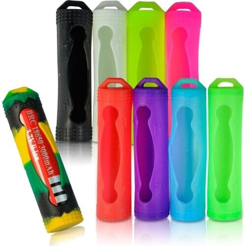 Silicone Sleeve Battery Case Cover For 18650 Battery Protective Bag Pouch Battery Holder Storage Box