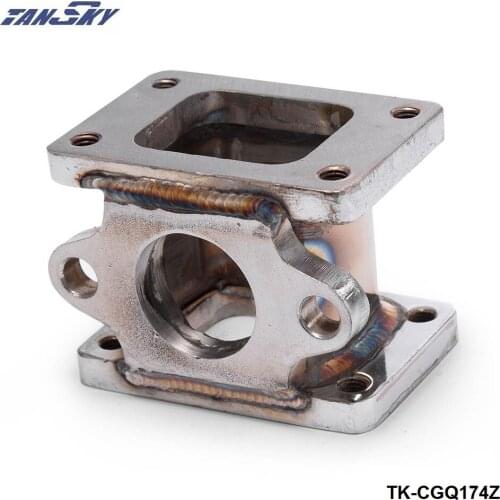 T25 to T25, T2 to T2 3 Stainless steel 304 Turbo Manifold Adapter +38MM Wastegate Flange Outle TK-CGQ174Z