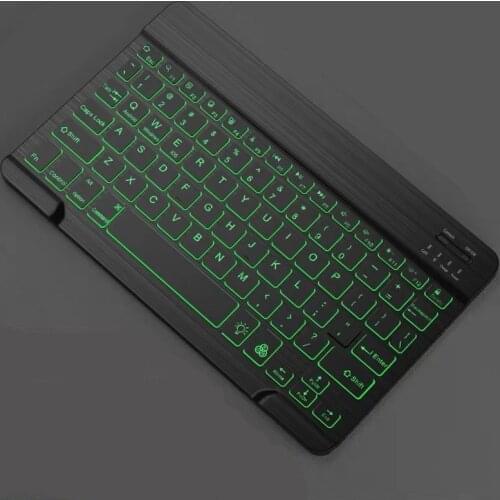 Bluetooth Keyboard Ultra-thin Mini Light-emitting Keyboard Mobile Tablet for IPad / Laptop Wireless Backlight Keyboard