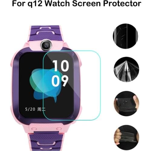 3Pcs 9H Hardness Tempered Glass 2.5D Screen Film For Q12 Smart Watch Film Children Watch Protector 1 Set of Protective Film Hot