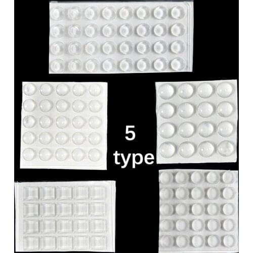 118pcs/set Multi-function Silicone Damper Buffer Self Adhesive Cabinet Bumpers Furniture Pad Cushion Protective for Furniture