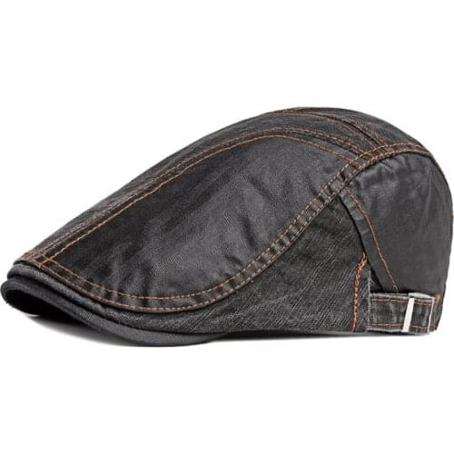 New Summer Cotton Mens Beret Personality Fashion Women Truck Caps Outdoor Adjustable Vintage Multicolors Sun Hats For Wholesale