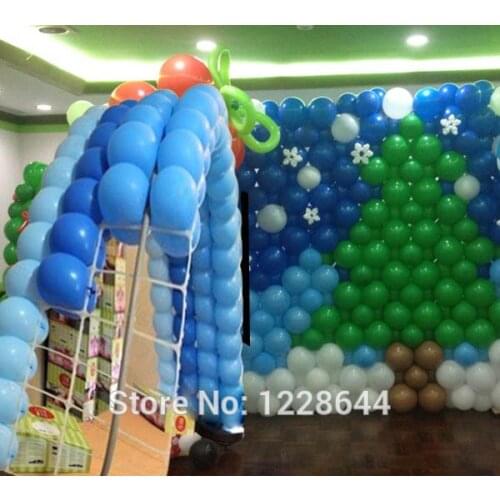 Free 20pcs/lot Balloon decoration Mesh Wall Party decoration Party supplies Wedding Balloon grid 4 grids size 30*30cm(No balloon