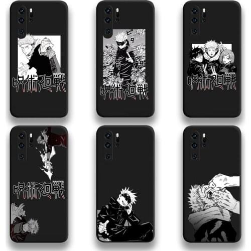 Jujutsu Kaisen Anime Phone Case For Huawei P20 P30 P40 lite E Pro Mate 40 30 20 Pro P Smart 2020