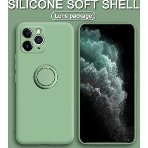 Magnetic Finger Ring Holder Phone Case on For iPhone 11 PRO XS MAX XR X 8 7 6 6S Plus Slim Cases Rotating car bracket Cover 360