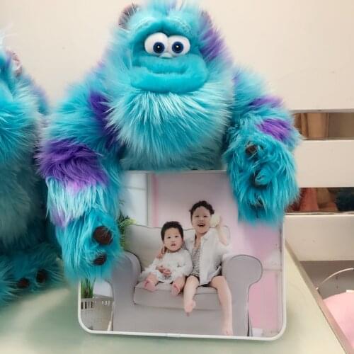 DISNEY Monsters Inc. Fluffy Long Hair James P. Sullivan Plush Stuffed Toy Dolls 38cm High Quality Christmas Gifts For Children