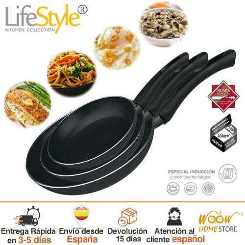 Durable non-stick pans, all-fire induction pans set, cooking Pan frying eggs Pan Tortilla Ø 18-30cm