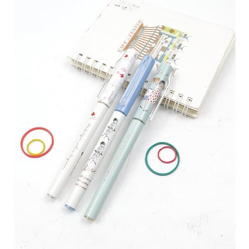 3pcs Superior Quality Gel Pen 0.38 New nib-Super Stiny Black ink Very Good Smooth Gel ink Pen Writing School Supplies Stationery