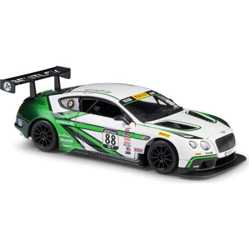 1:24 Bentley Continental GT3 Racing Edition Simulation Alloy Car Model Collect gifts toy