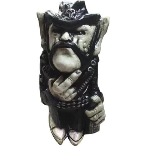 Rock Musician Resin Dwarf Sculpture Outdoor Garden Courtyard Lawn Handmade Art Dwarf Statue Gardening Decoration Decoration