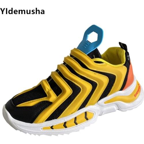 Spring Autumn Men Platform Walking Sneakers Man High Quality Male Casual Shoes Driving Footwear Comfortable Jogging Shoes Tenis