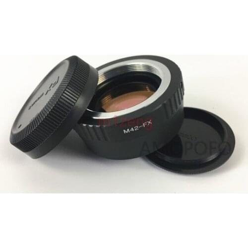 M42-fx Focal Reducer Speed Booster Turbo adapter ring for m42 Lens to fujifilm fx X-E2/X-M1/XA2/XA1/xt2 xt10 xt100 camera
