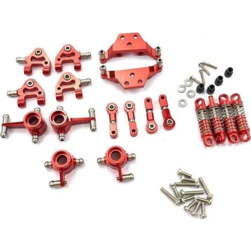 Metal Full Set Upgrade Parts Shock Absorber for Wltoys 1/28 K969 K979 K989 K999 P929 P939 Rc Car
