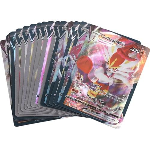 Newest Pokemones Card 30pcs/lot V&Vmax Cards Shining Card English TCG: Sword & Shield Booster Box Collectible Trading Card Game
