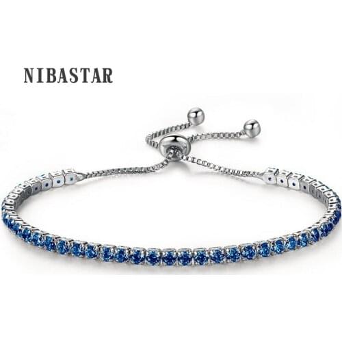 Captivate Bar Slider Bracelet Brilliant Pave Cubic Zirconia Crystal Rose Gold-Color Feminine Fashion Jewelry