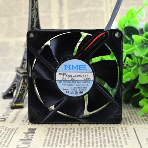 Original FOR NMB 3110KL-05W-B60 80258cm 24V 0.18A Ultra Durable Inverter Cooling Fan