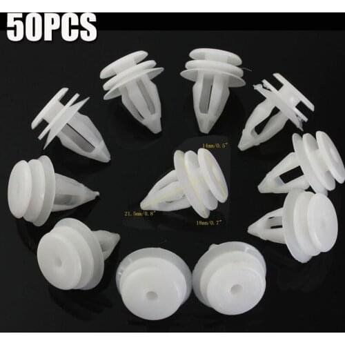 50Pcs Plastic Rivets Clip Car Door Panel Auto Fasteners Trim Panel Push Retainer For BMW X3 X4 X5 X6 3 Series E30 E90 Z3 Z4