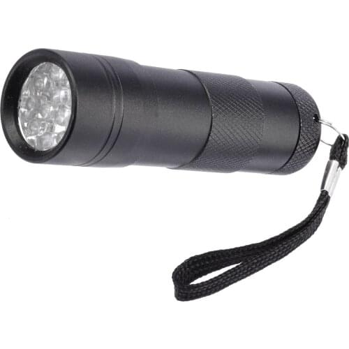 Professional Led Black UV Flashlight Battery Powered Ultra Bright Torch Distinguish Tool High Quality UV Torch